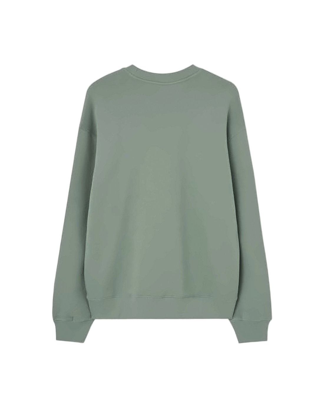 Minimalist Long-Sleeve Cotton Sweatshirt with Subtle Logo