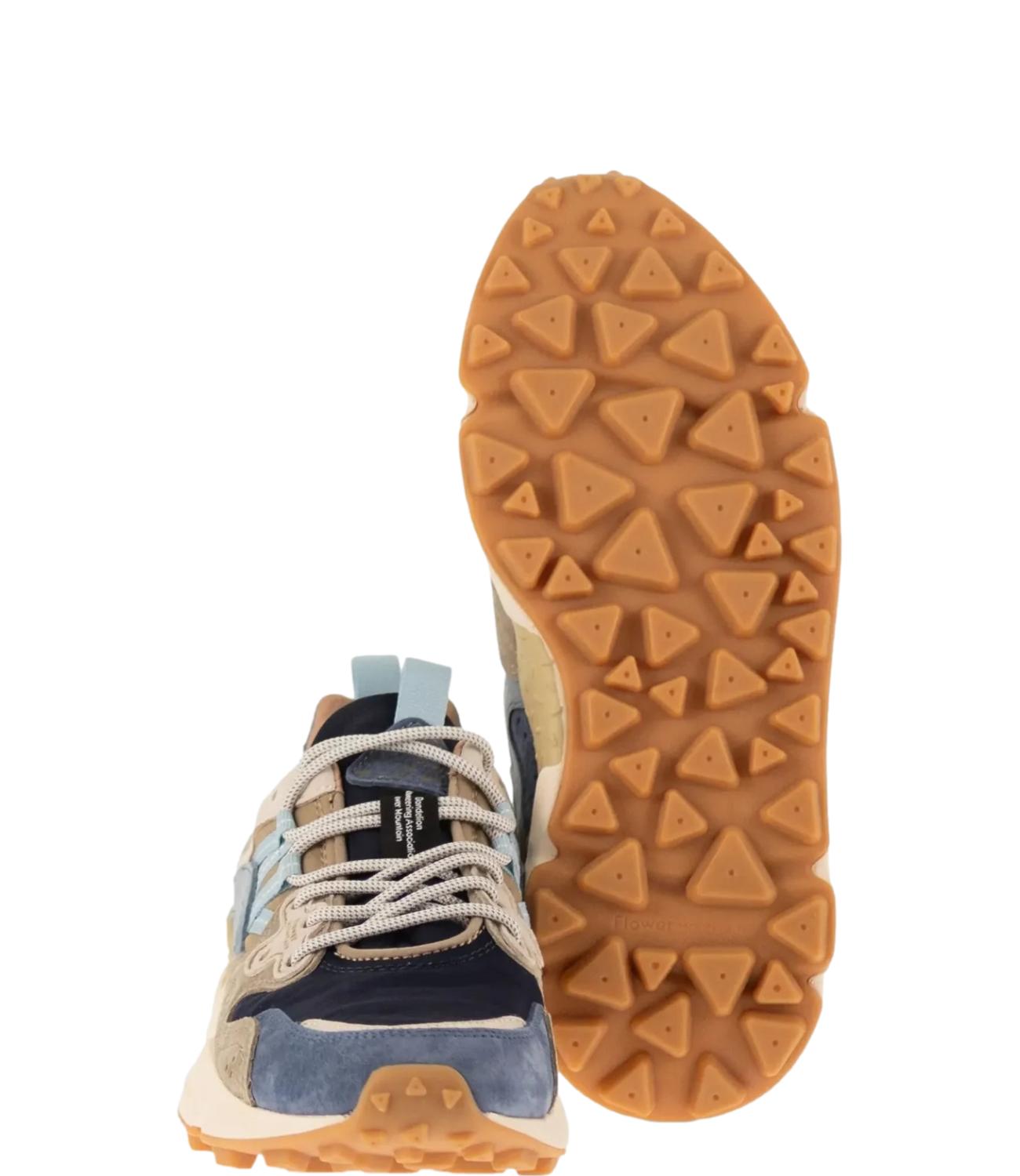 Multi-Layered Sneakers with Rugged Sole and Intricate Perforations