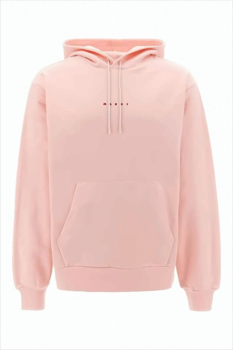 Pastel Pink Relaxed Fit Hoodie with Front Kangaroo Pocket