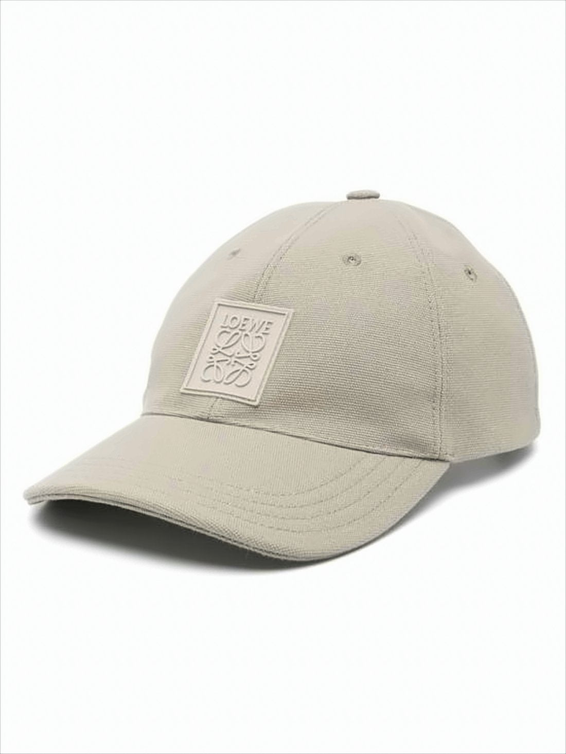 Textured Cotton Baseball Cap with Embossed Detailing