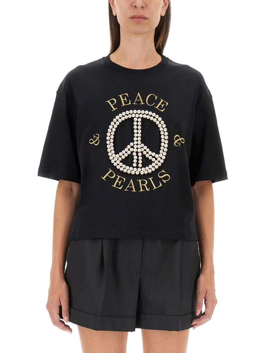 Cropped Black T-Shirt