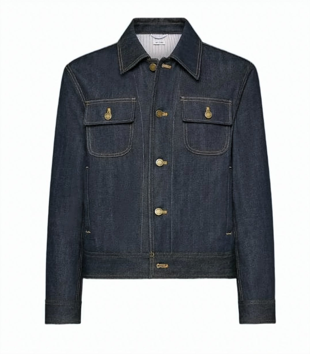 Structured Selvedge Denim Utility Jacket