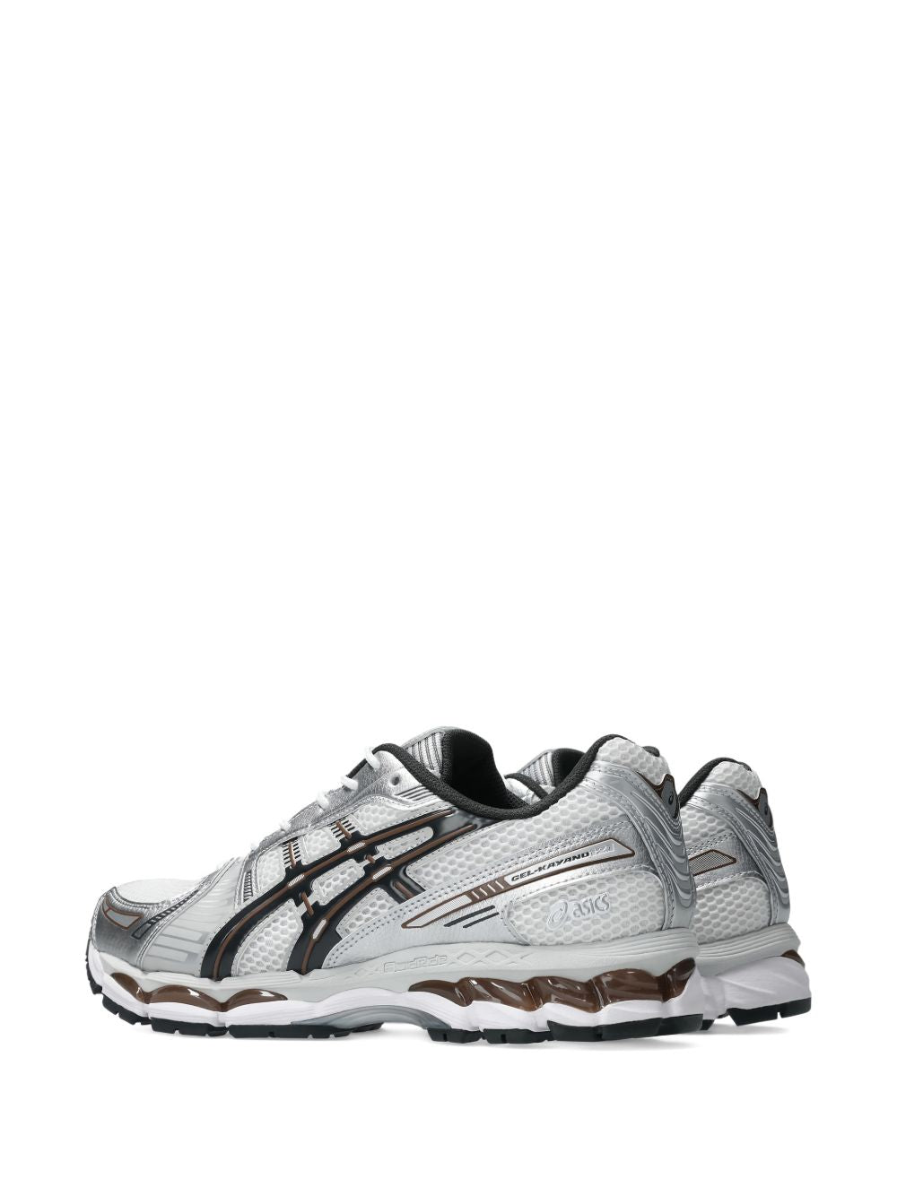 Silver Synthetic Leather Sneakers