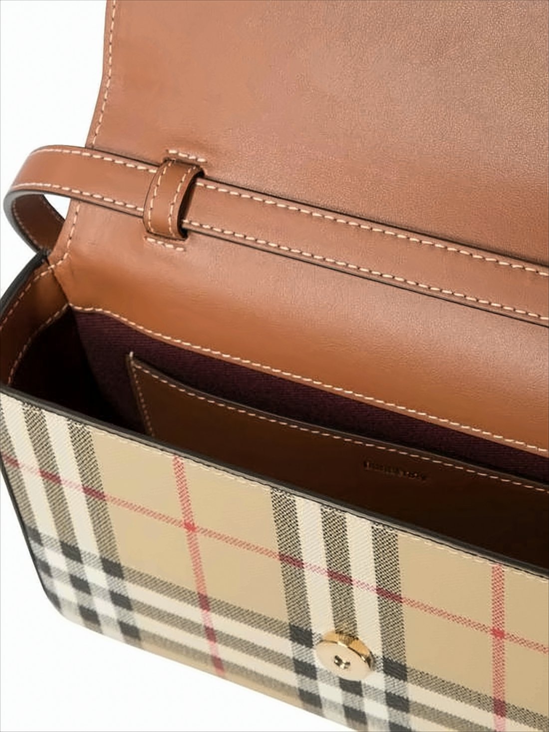 Rectangular Shoulder Bag with Burberry Classic Check