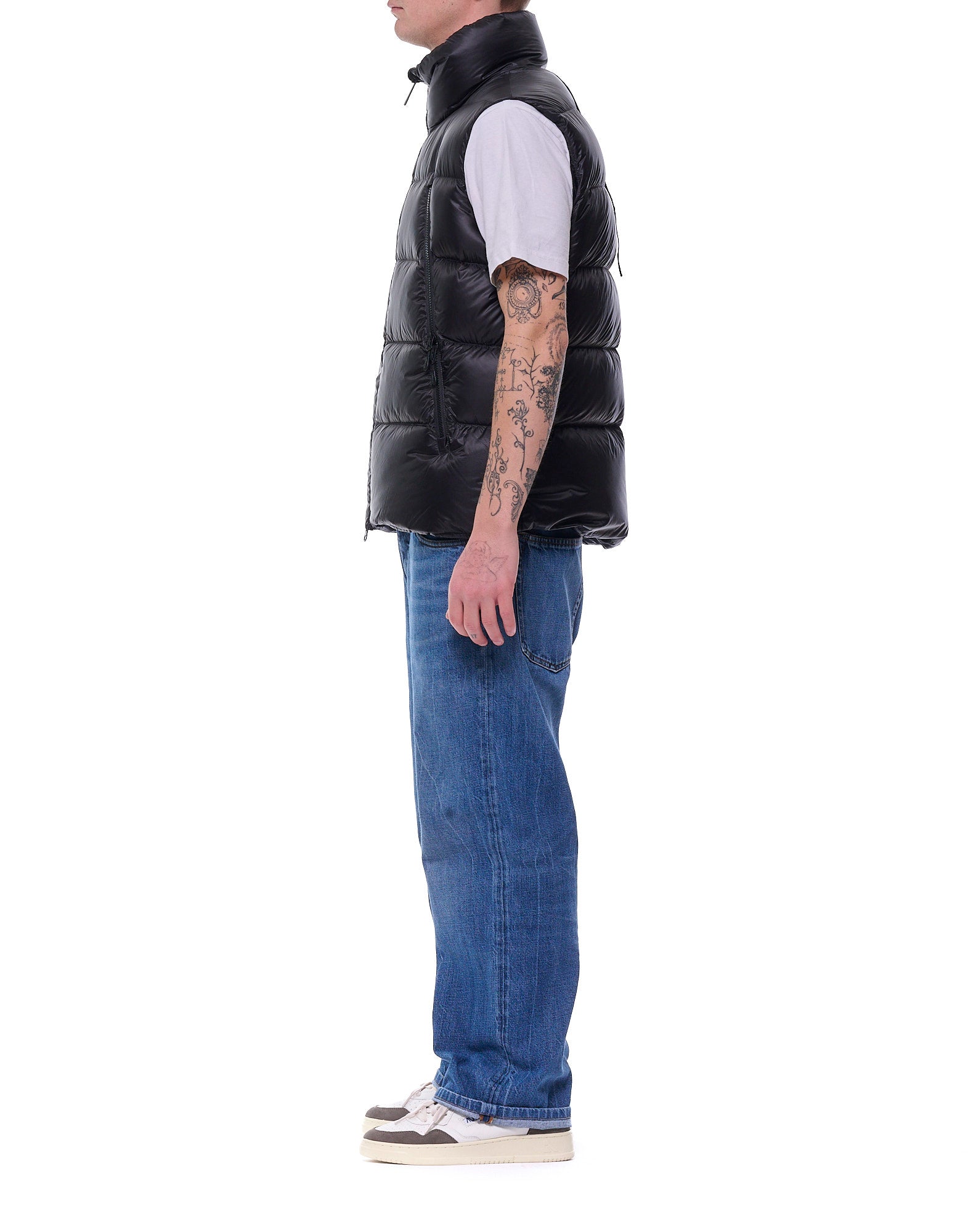 Matte Technical Nylon Puffer Vest