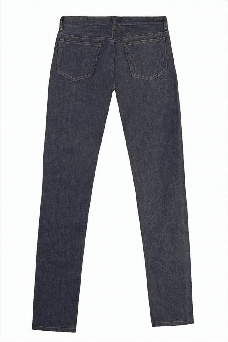 Classic Straight-Leg Denim Pants