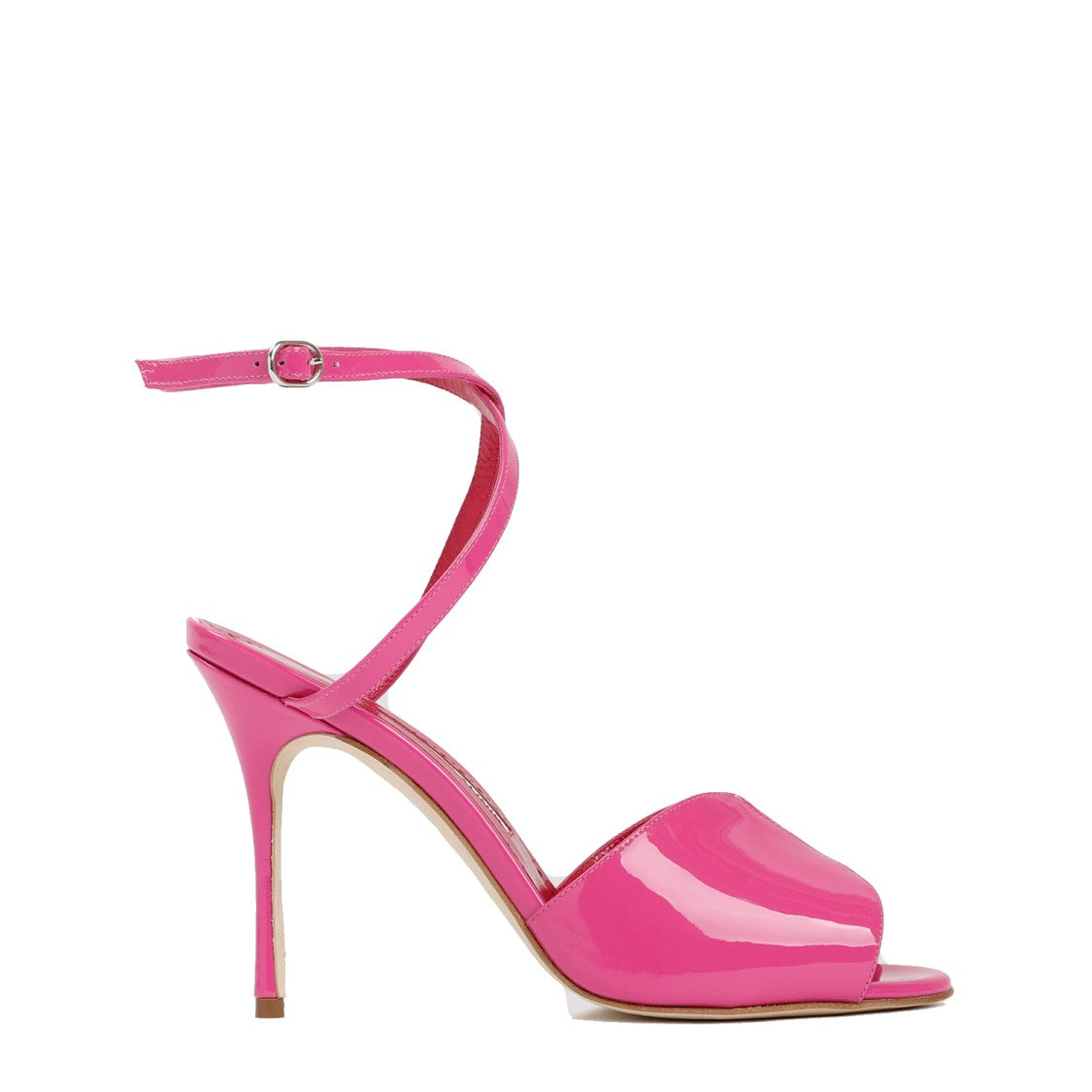 Pink Patent Calf Leather Hourani Sandal