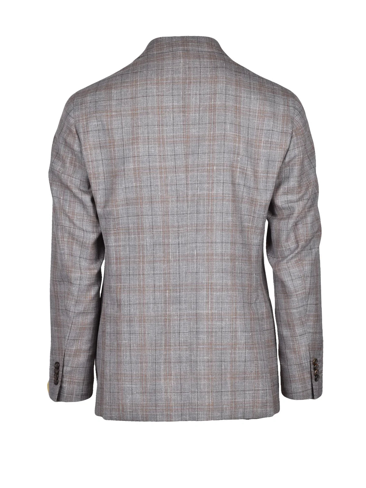 Jacket Wool Silk Linen - Grey/Brown