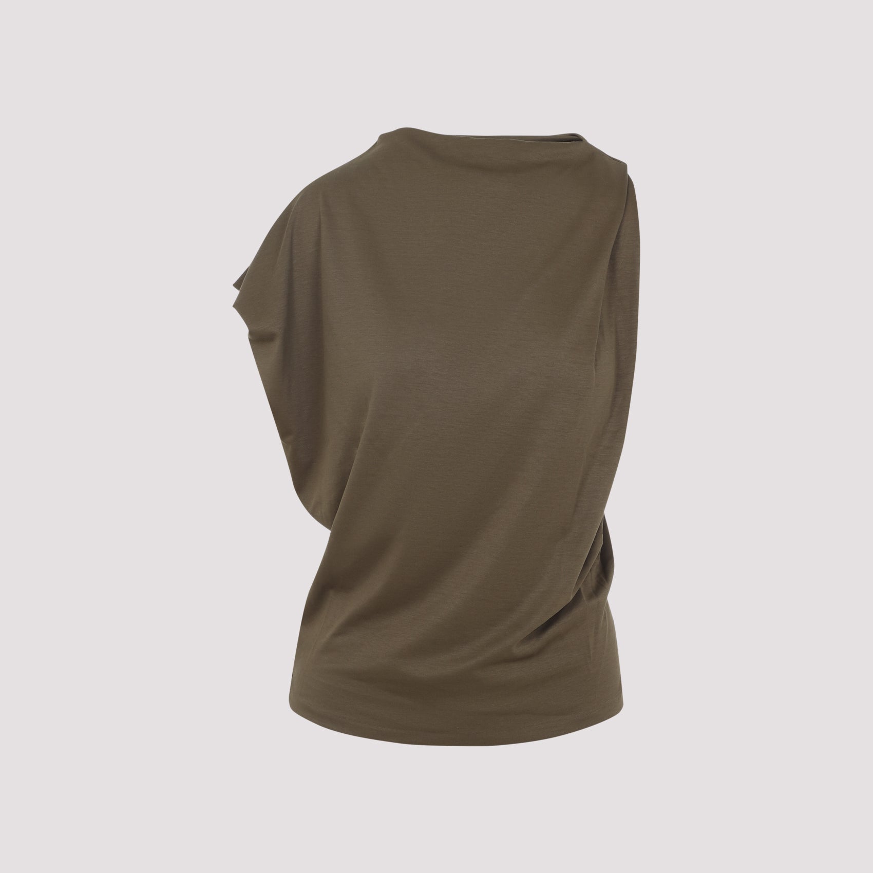 Asymmetrical Draped Tank Top