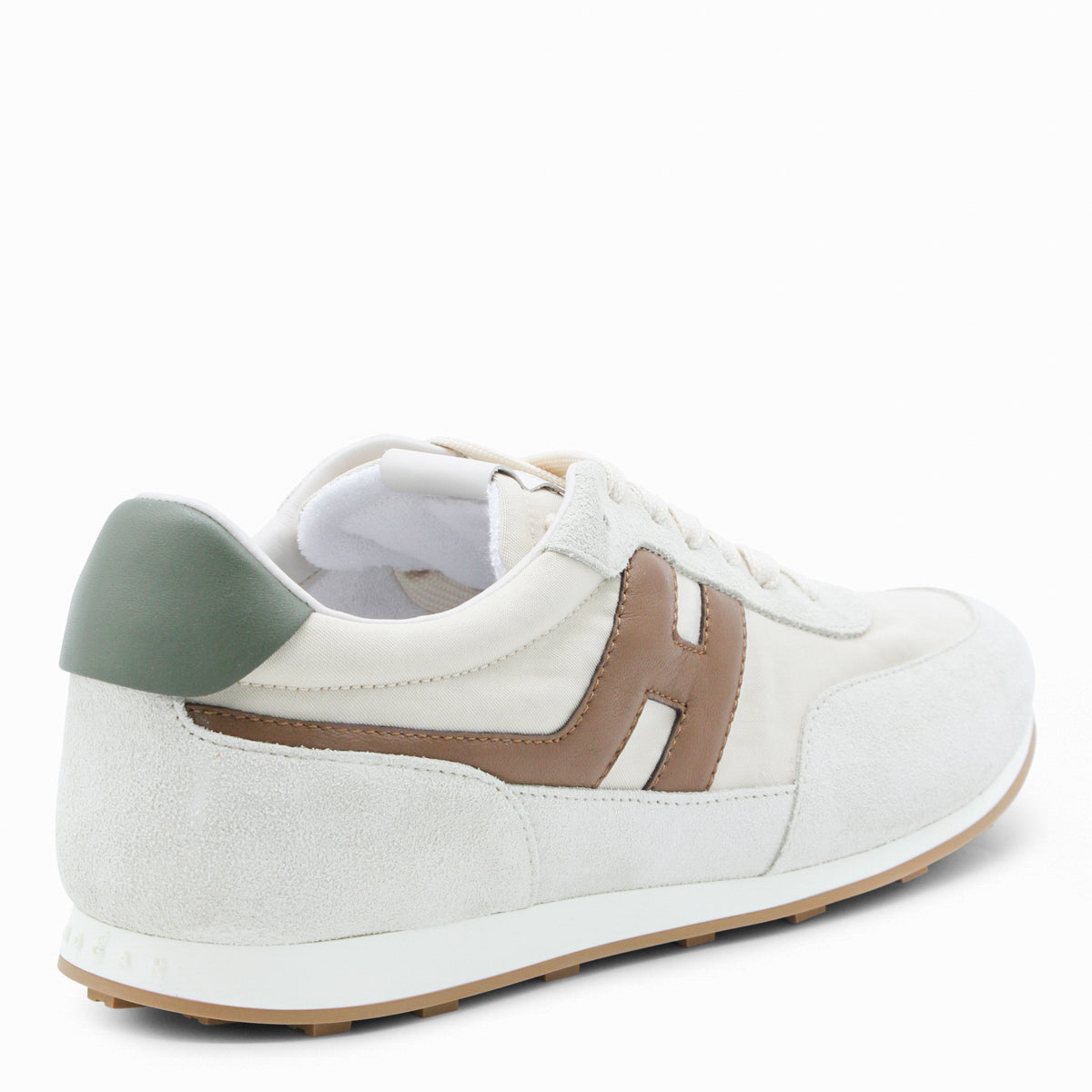 Smooth and Suede Textured Sneakers