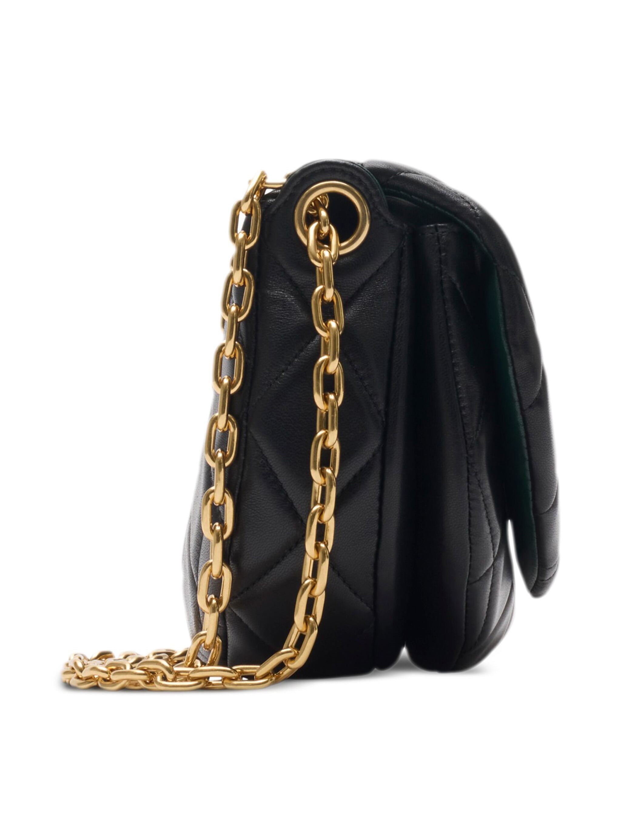 Quilted Rocking Horse Leather Shoulder Bag