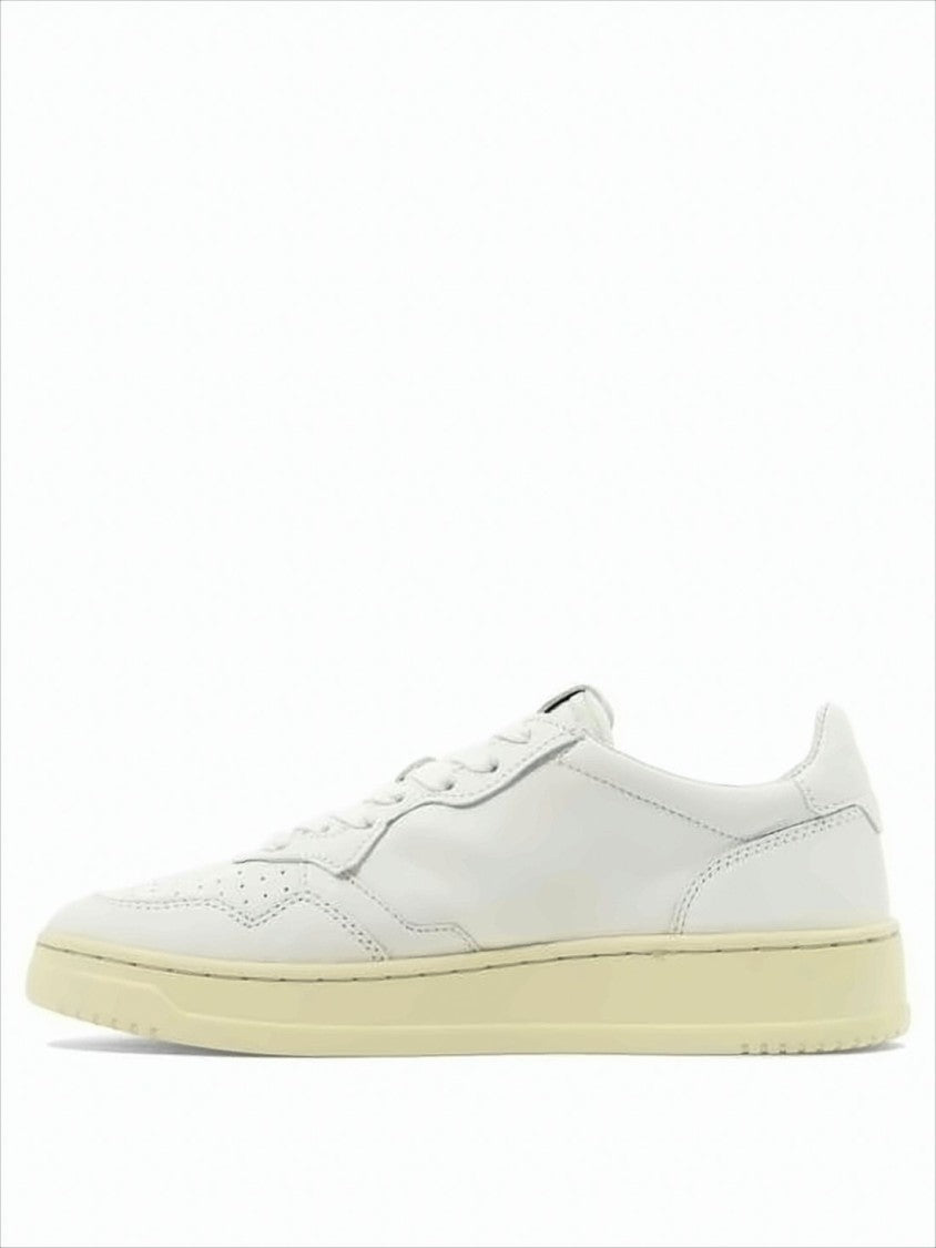 Smooth Goat Leather Low-Top Sneakers