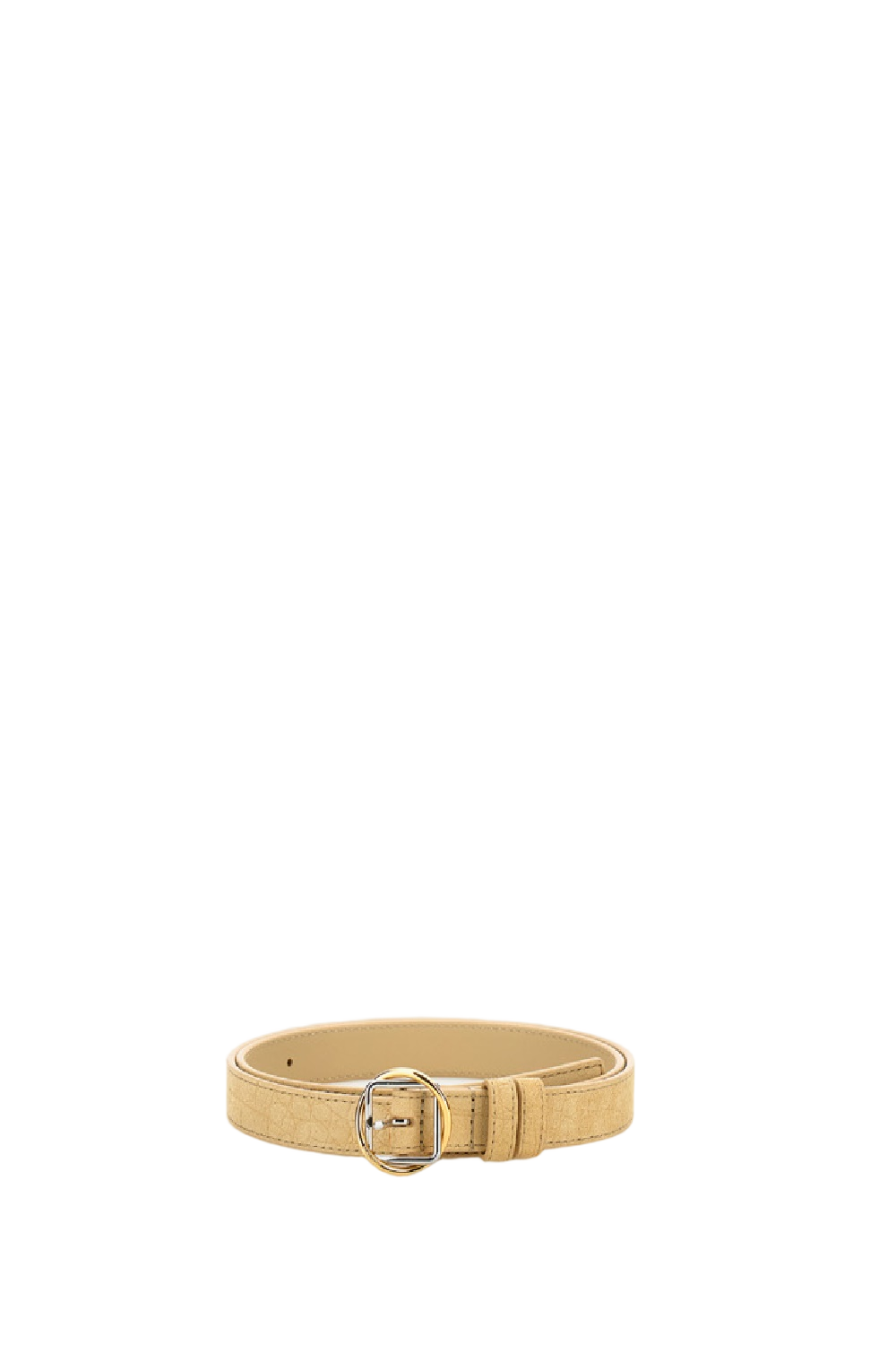 Beige Belt with Sleek Silhouette