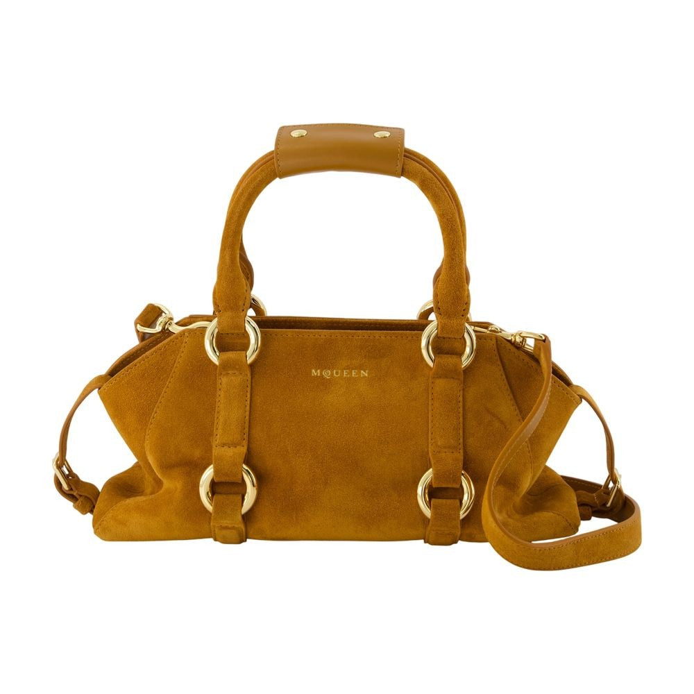 Structured Brown Calfskin Mini Purse With Clean Lines