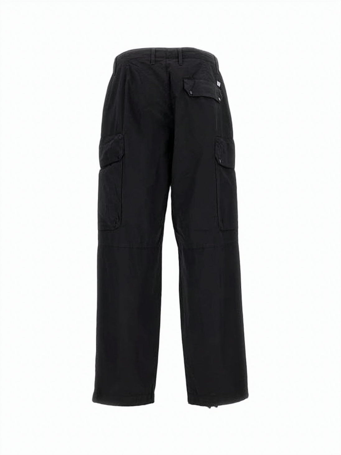 Cargo-Style Straight-Leg Pants with Adjustable Drawstrings