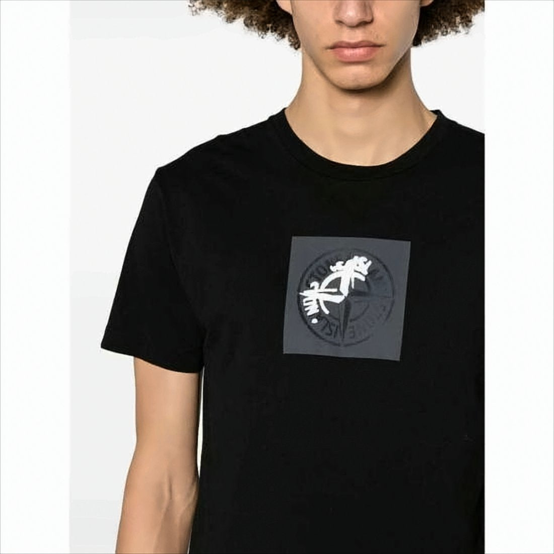 Short-Sleeve Cotton T-Shirt with Iconic Emblem