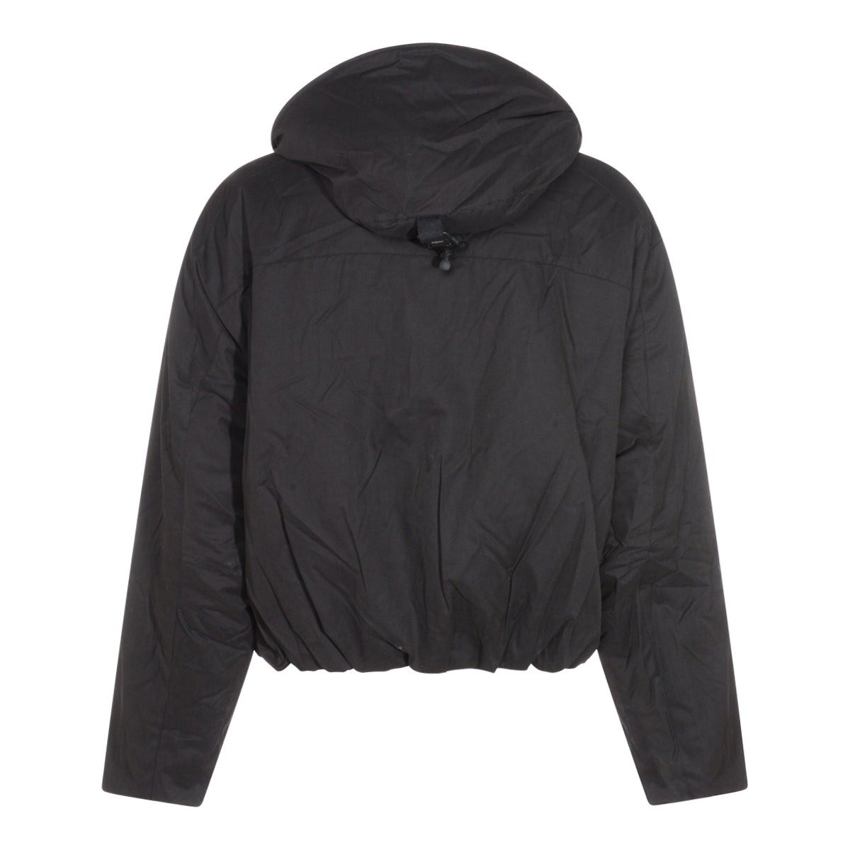 Black Jacket With Silver Zip Closure