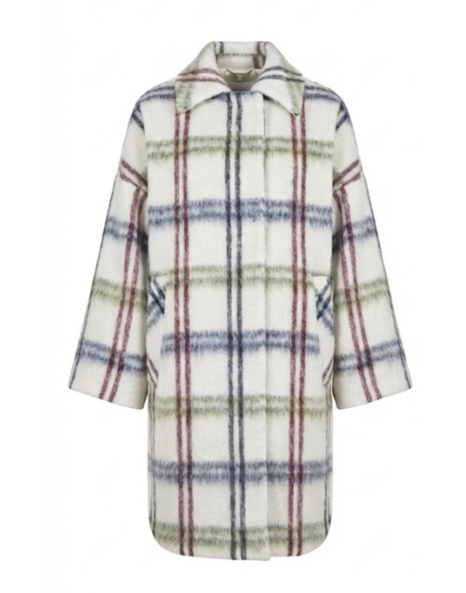 Monteleone Oversized Checked Wool Coat