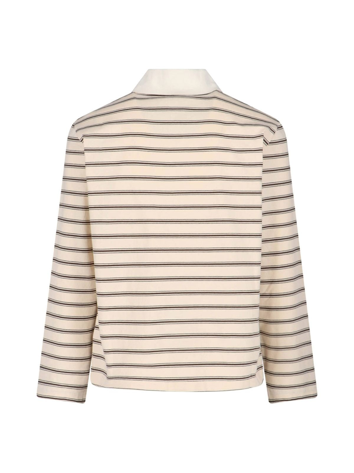 Long-Sleeve Polo Shirt with Classic Collar