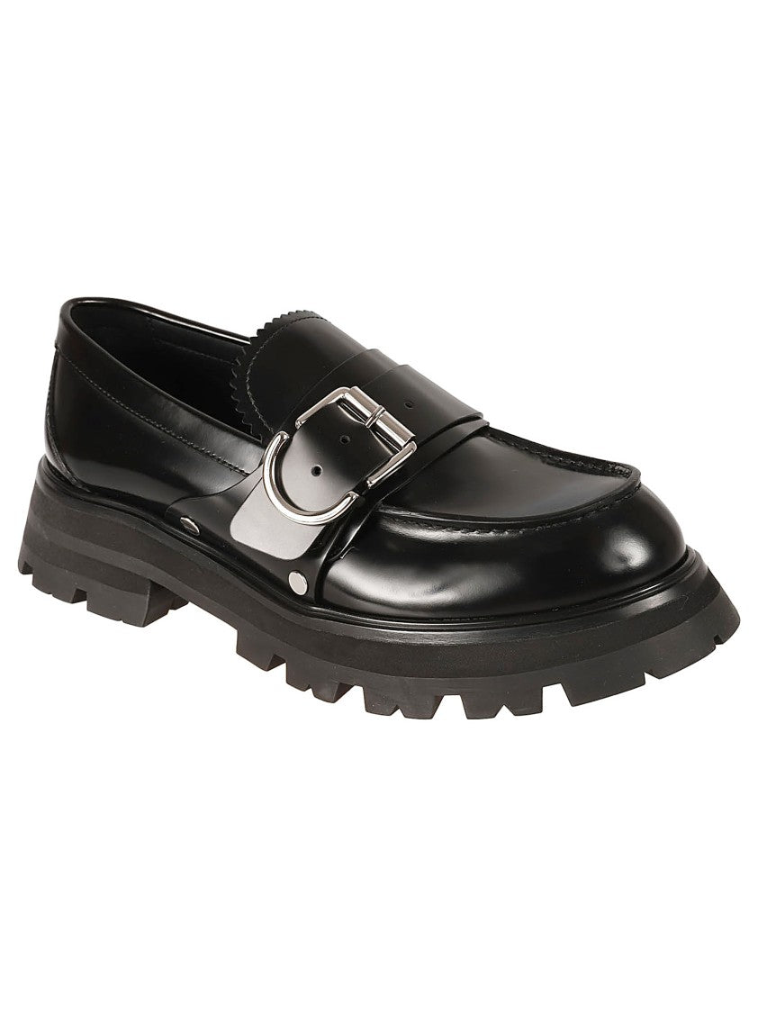 Sole Black Flat Shoes