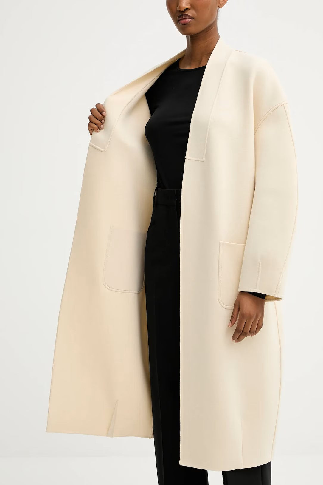 Timeless Ivory Diletta Coat