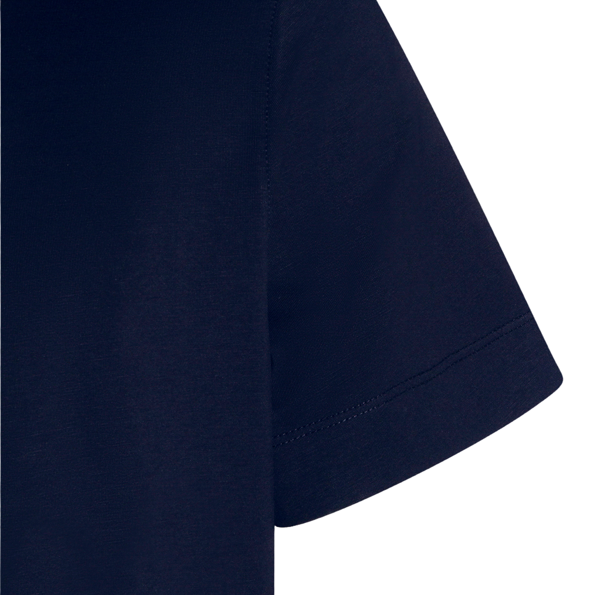 Short-Sleeve Crew Neck T-Shirt In Deep Blue