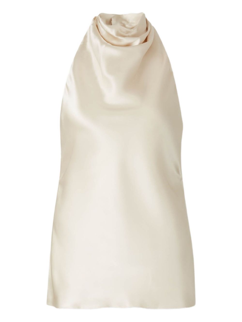 Cowl Neck Satin Top