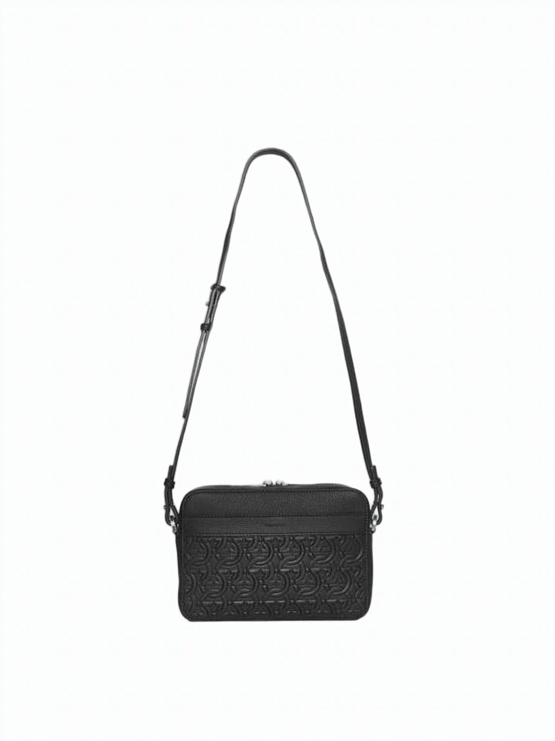 Rectangular Calf Leather Shoulder Bag