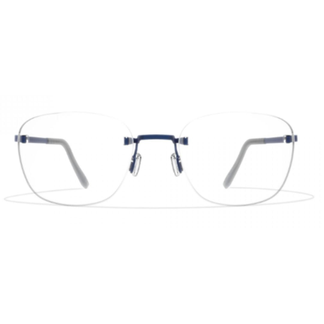Bf942 Aero A-M Rimless Rectangular Titanium Eyeglasses with Adjustable Nose Pads