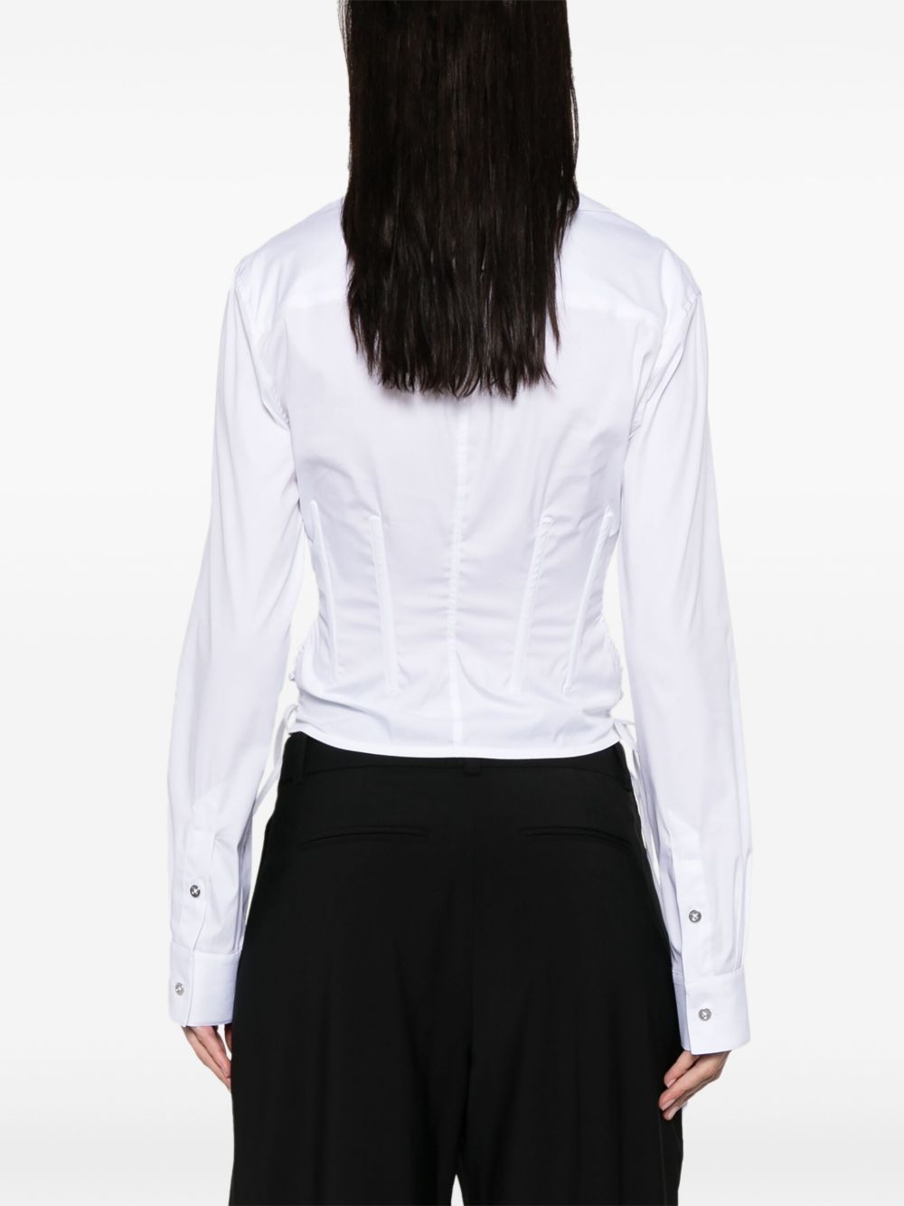 Plunging V-Neck Top