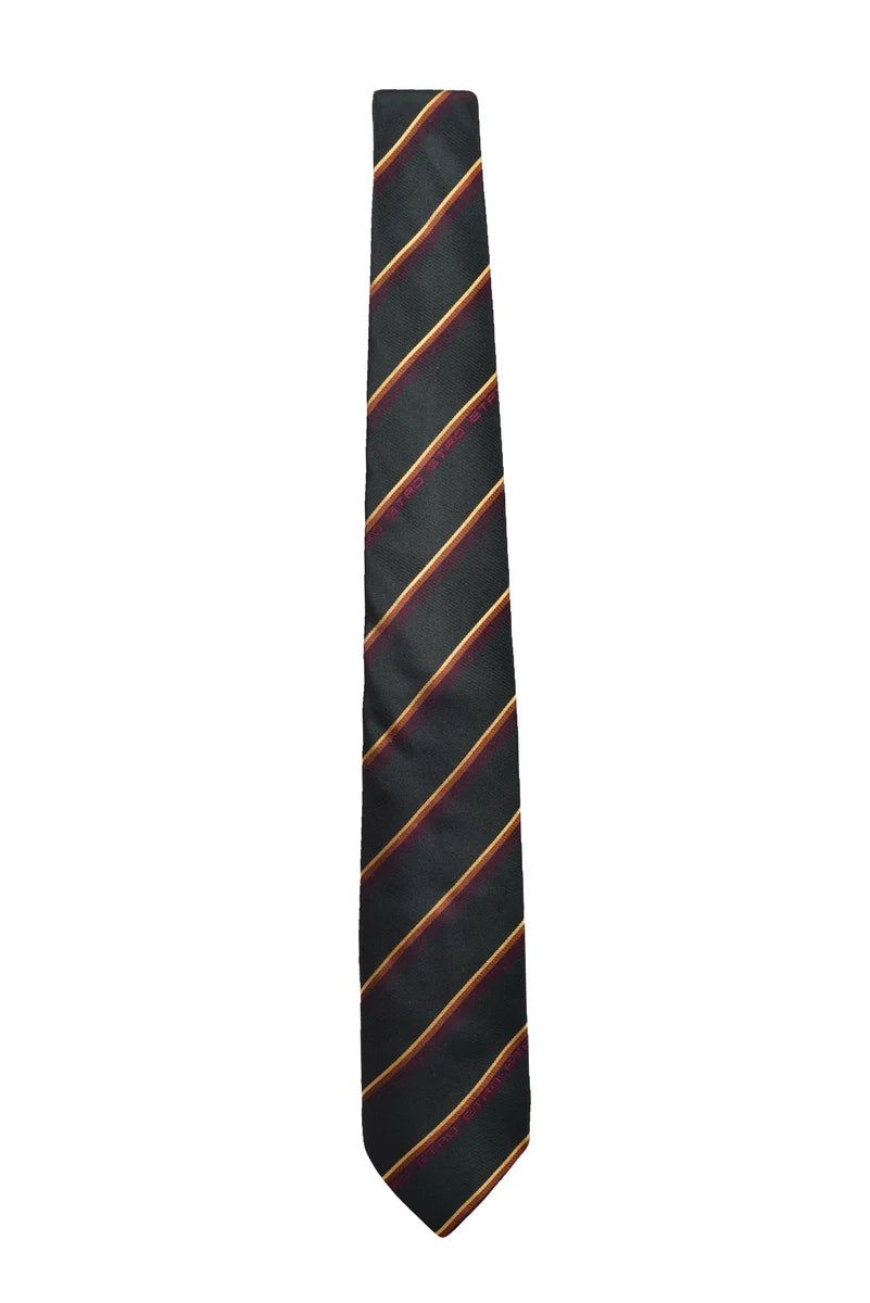 Jacquard Silk Tie - Green
