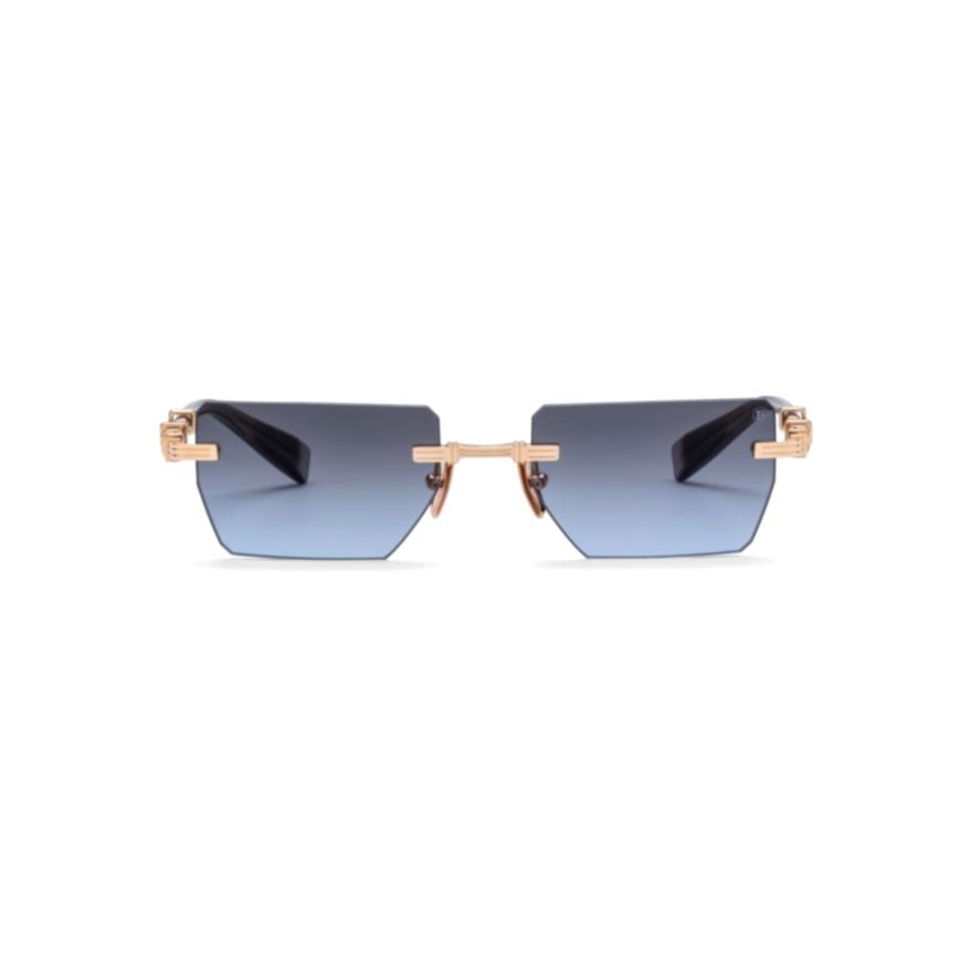 Pierre Rimless Geometric Sunglasses