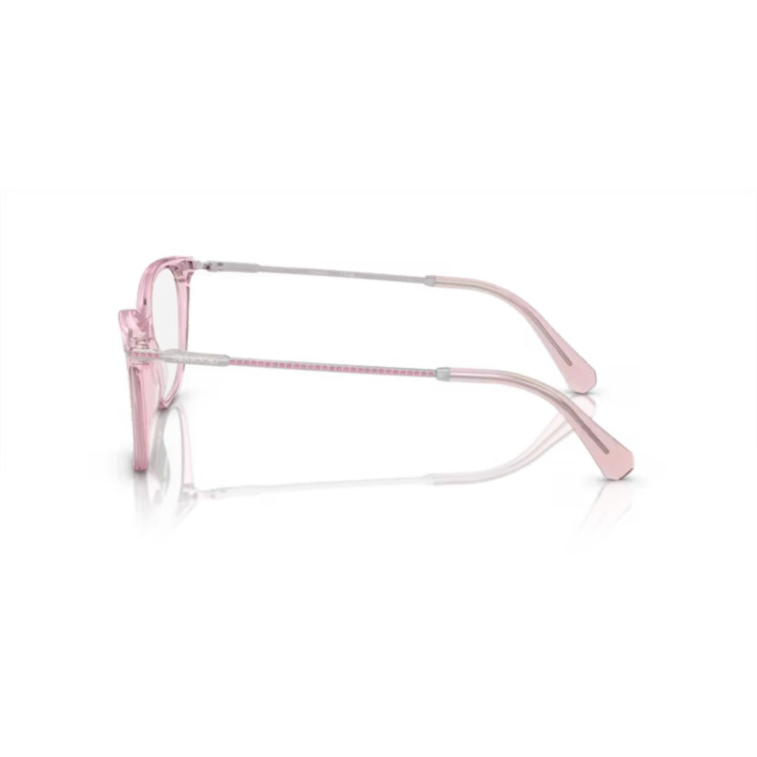 0sk2010 Translucent Pink Acetate Cat-Eye Eyeglasses