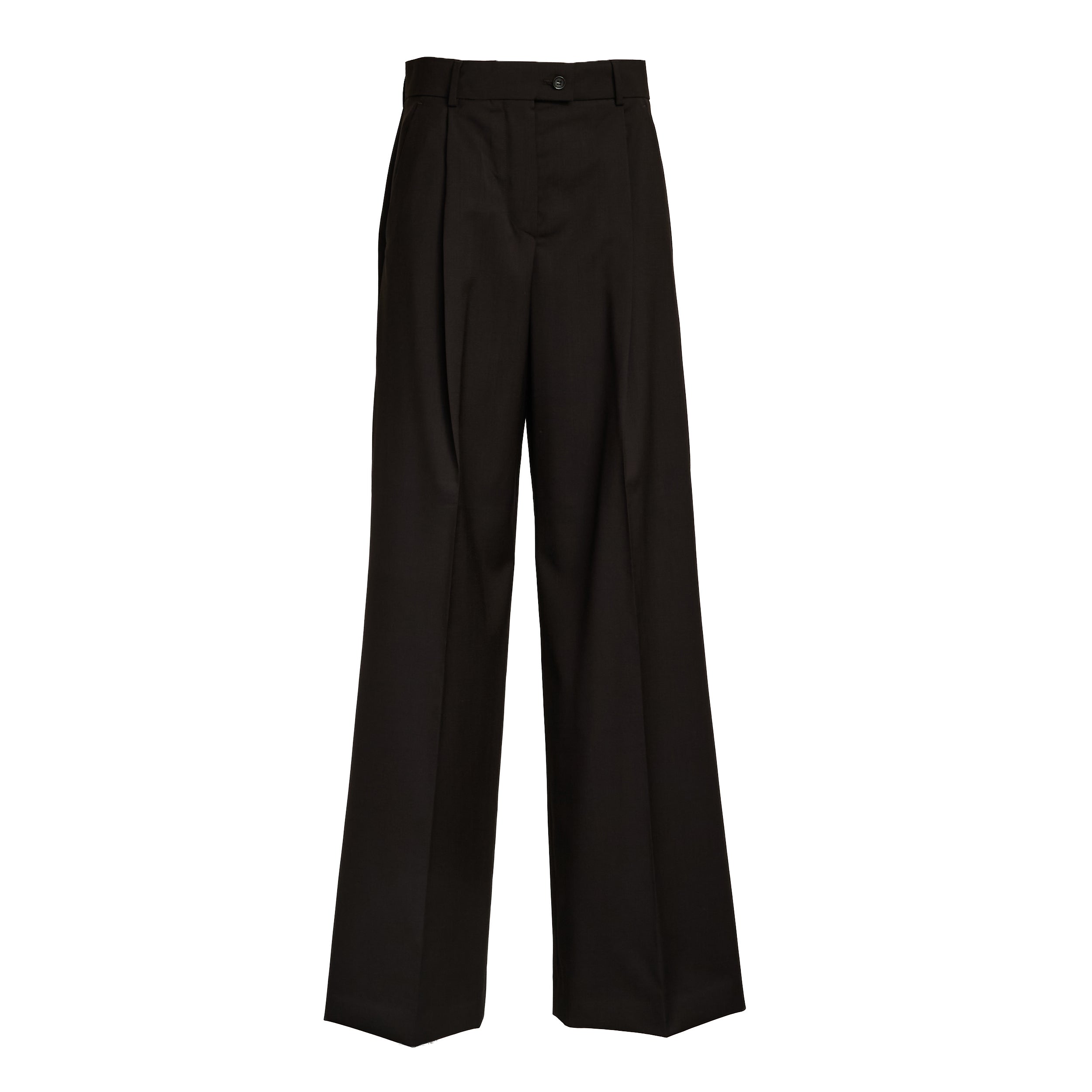 Wide Leg Wool Pants