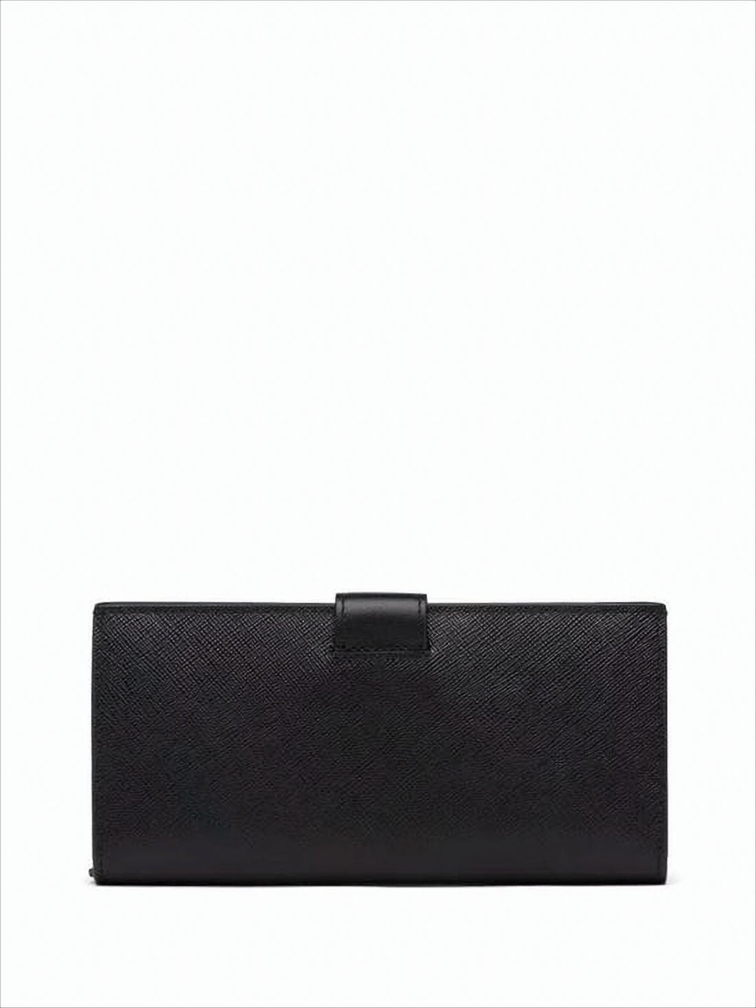 Textured Calf Leather Long Wallet