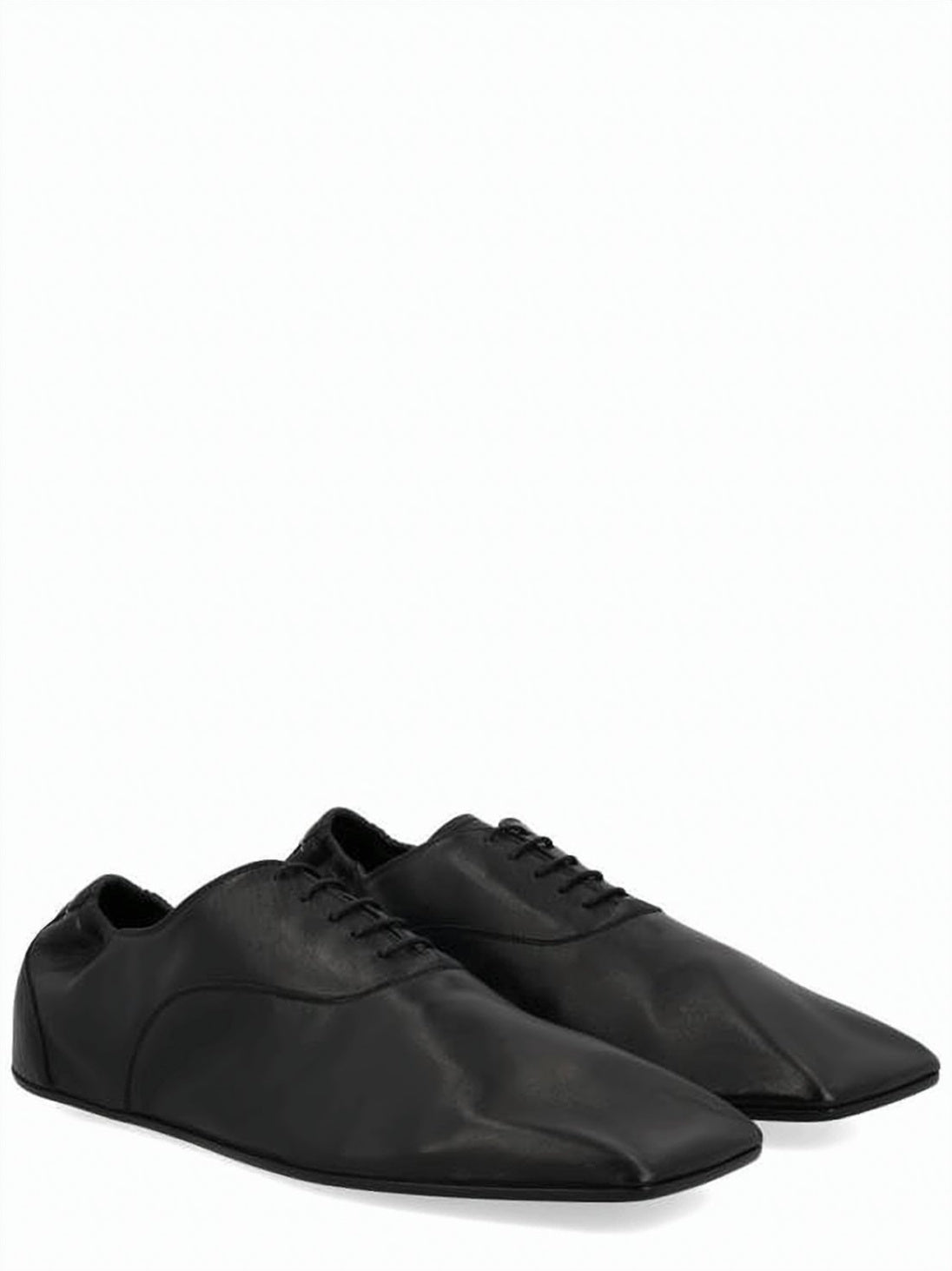 Pointed Toe Black Leather Dress Shoes