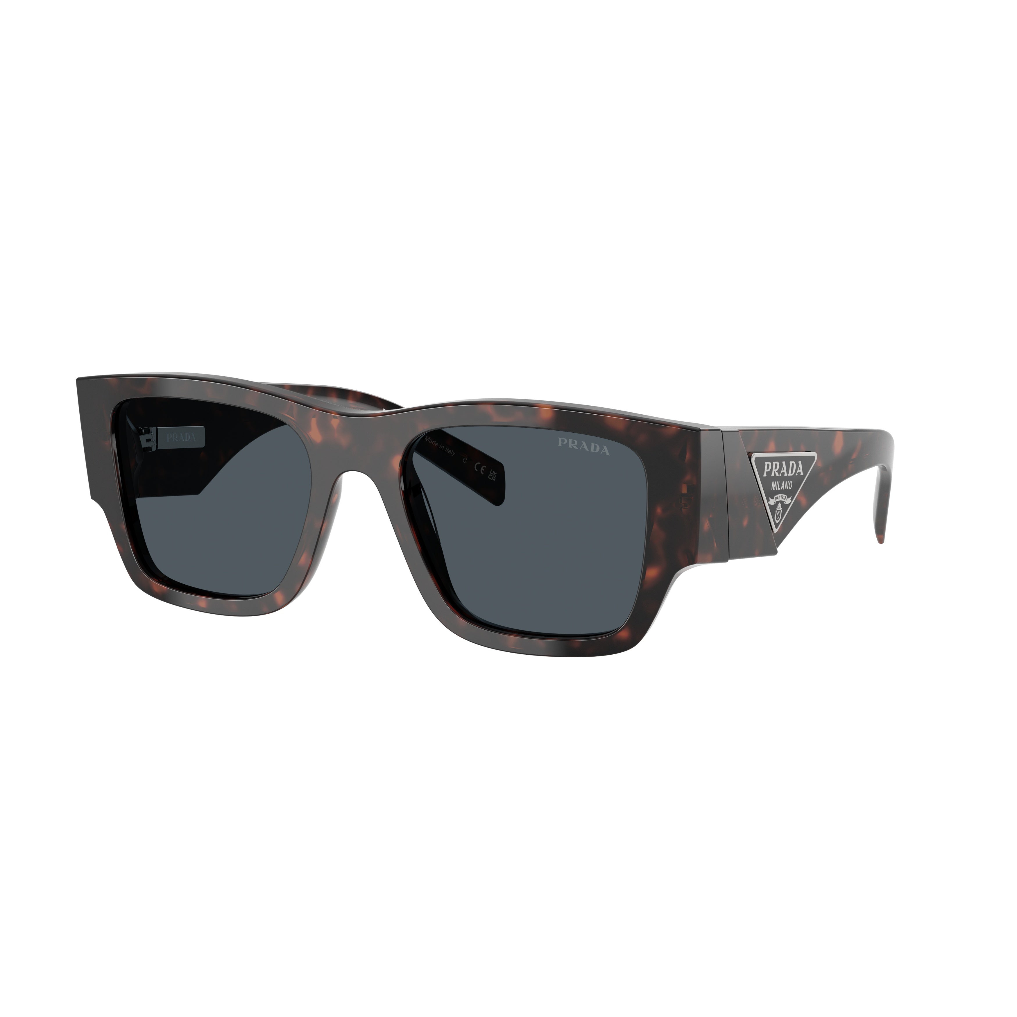 0pr 10zs Rectangular Tortoiseshell Acetate Prada Sunglasses