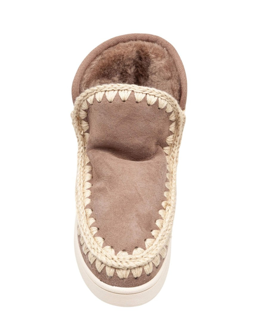 New Eskimo Nubuck Sneakers With Metal Logo