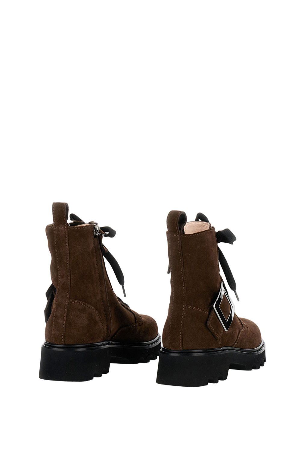 Classic Brown Boots With Smooth Finish