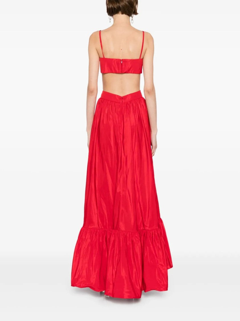 Taffeta Midi Dress