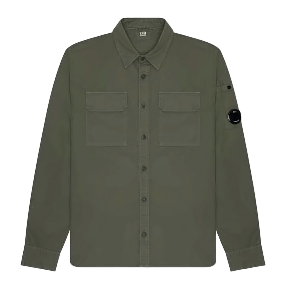 Long-Sleeve Casual Shirt with Structured Collar