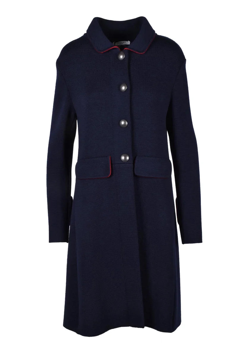 Knit Coat - Blue