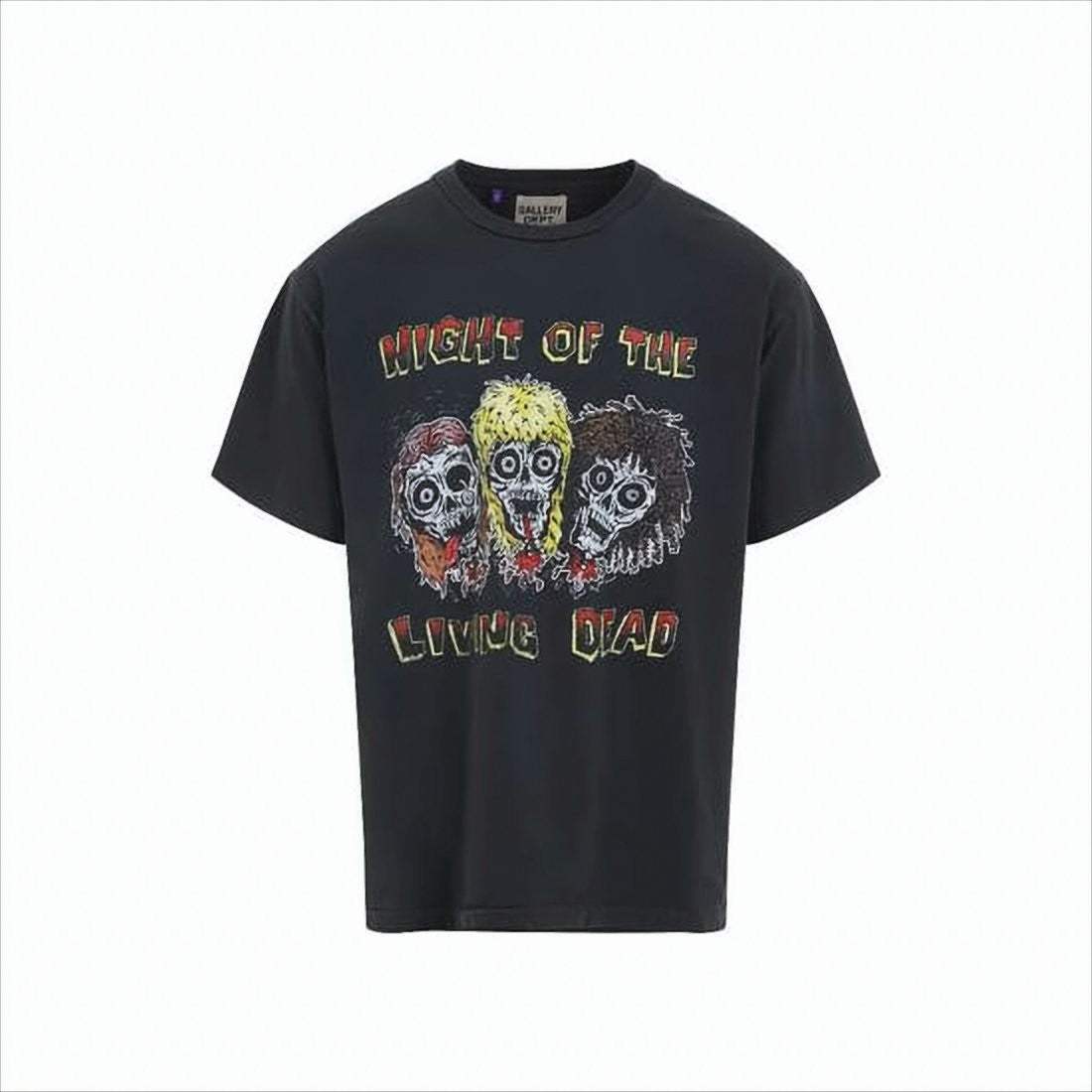 Graphic Print Short-Sleeve T-Shirt with Skull Motif