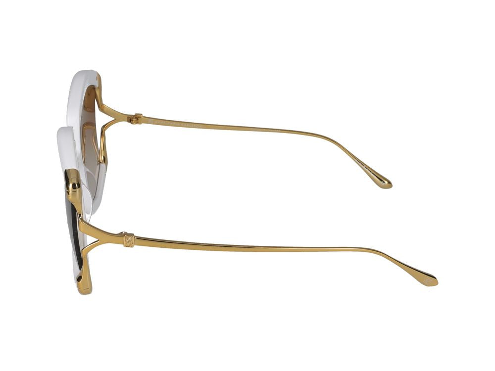 La Vie En Rose Sunglasses White 59/18/140
