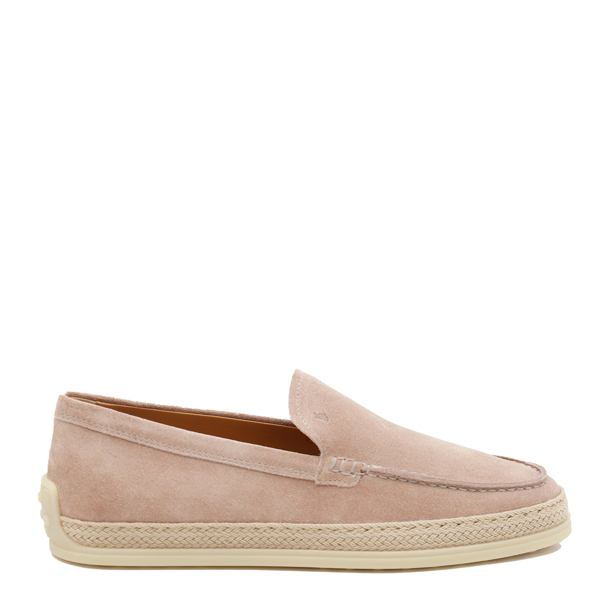 Beige Leather Loafers