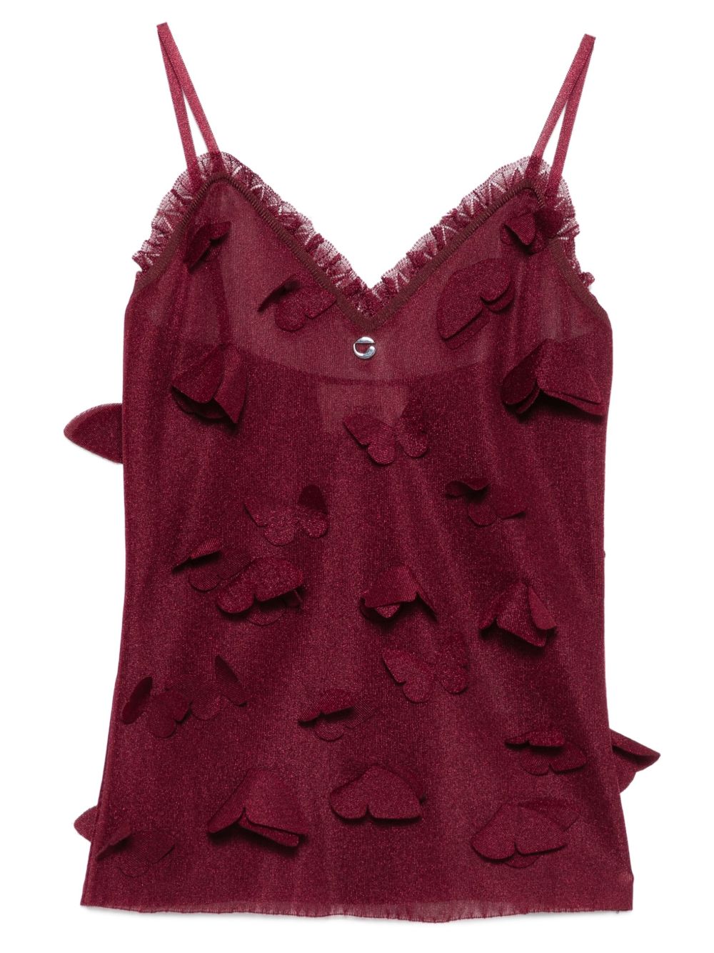 Burgundy Spaghetti Strap Top