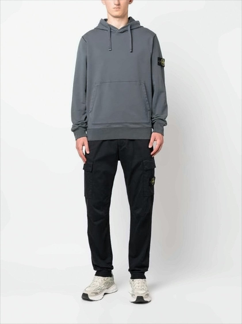 Muted Grey Hooded Sweatshirt
