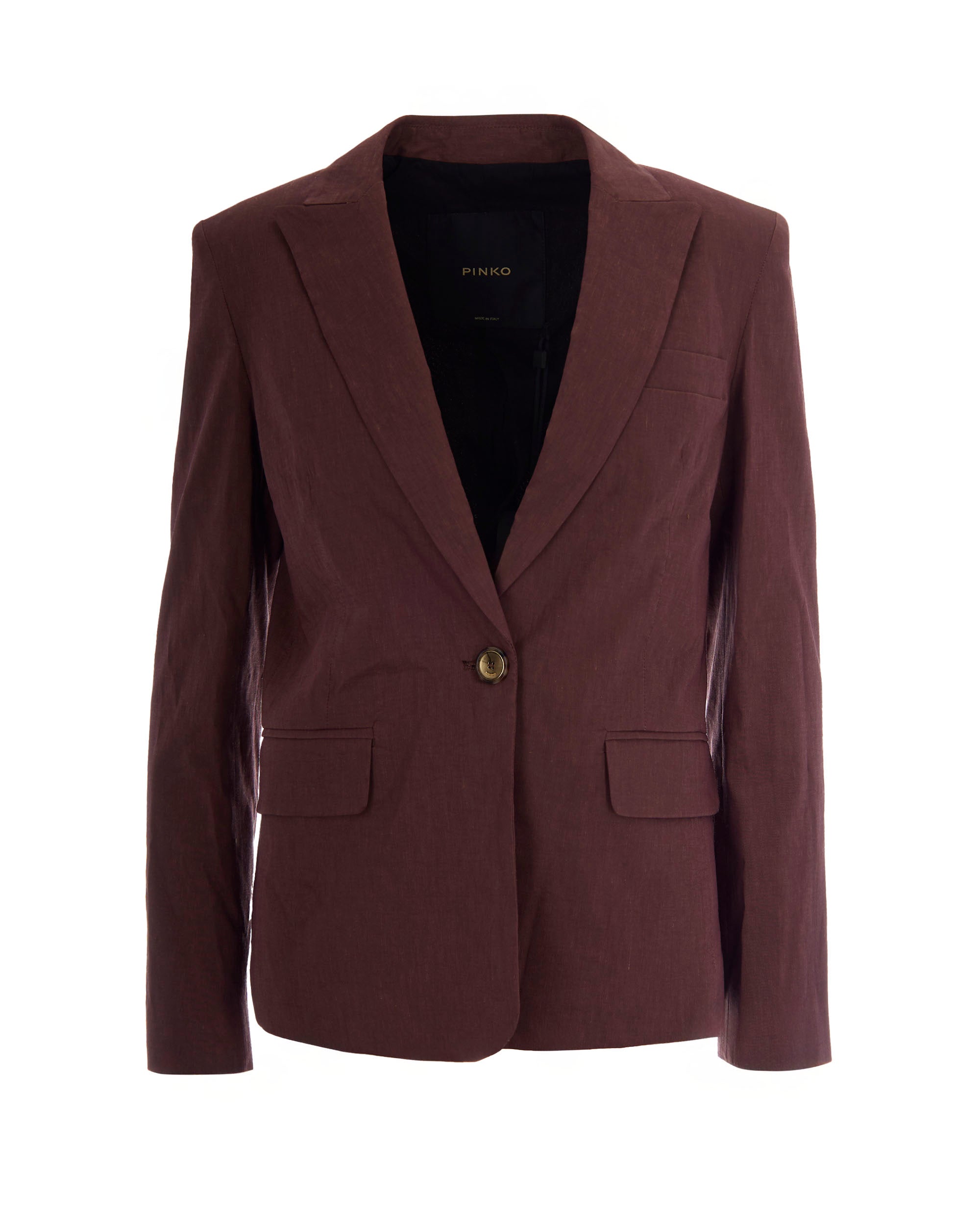 Freda Brown Linen Jacket