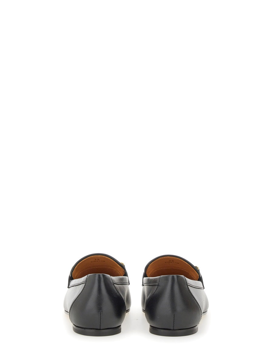 Pointed Toe Leather Loafers
