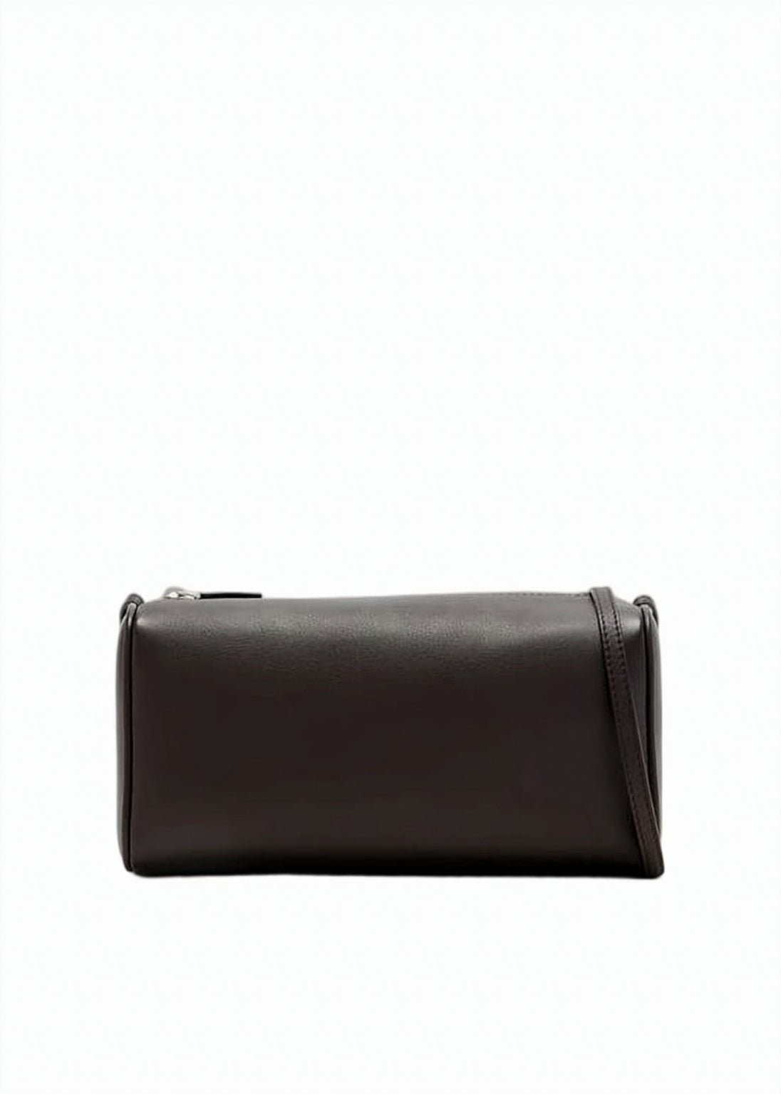 Rectangular Shoulder Bag With Adjustable Strap And Zipper Closure